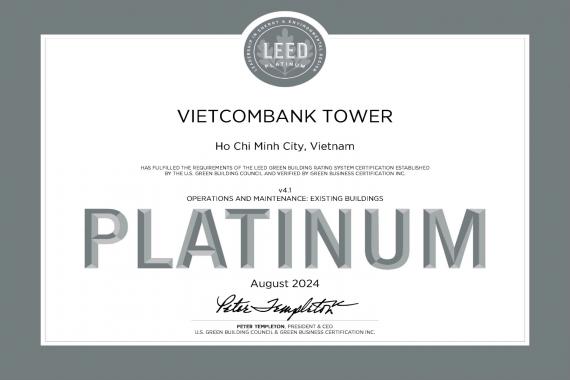 LÝ DO TOÀ NHÀ VĂN PHÒNG VIETCOMBANK TOWER CÓ TỶ LỆ LẤP ĐẦY CAO